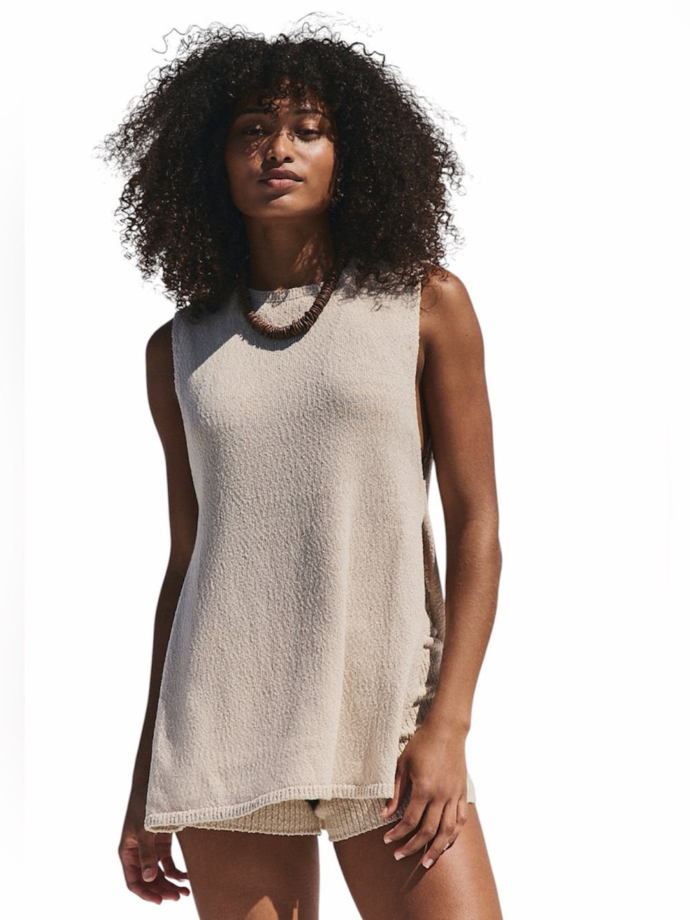 Free People ($150) Beach Miranda Tunic & Shorts Sweater Set - PTP 21 W 14-17